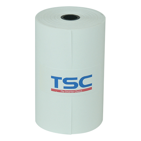 TSC TSCMR-300130-S-03 Standard Receipt Paper for Alpha 3R Printer. 50 Rolls Per Carton.