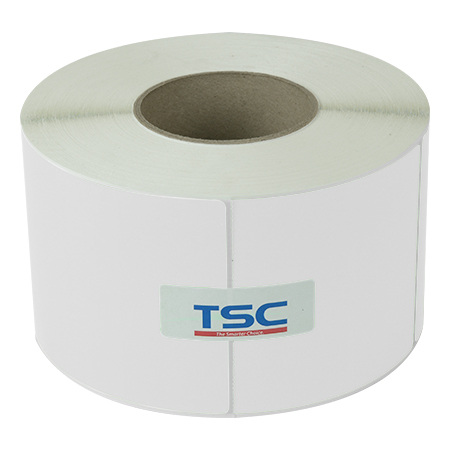TSC Direct Thermal Label 1in x 1in. 5500 Labels per roll. 8 Rolls per carton.