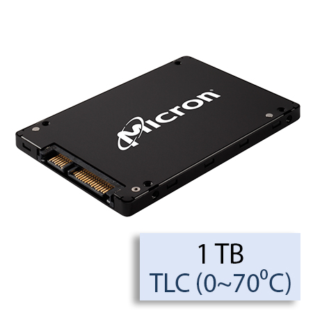 Micron 1100 1TB, 2.5" SATAIII TLC SED MTFDDAK1T0TBN-1AR12ABYY