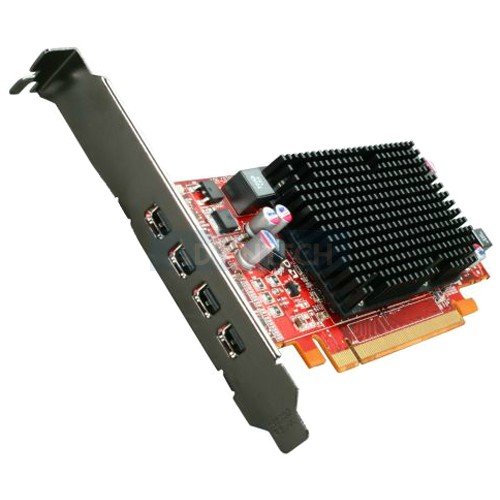 AMD FirePro 2460 GDDR5 512M PCIEX16 Quad Mini Display Port Low Profile 100-505850